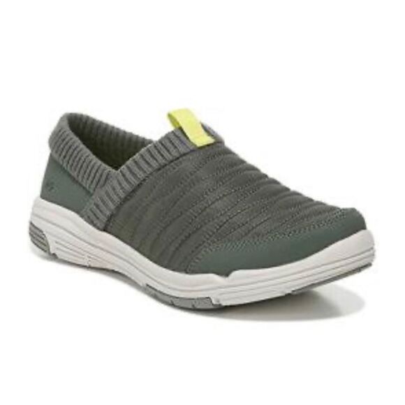 Ryka ascent 2 slip on sneakers green quilted water repellent 7 Gorpcore - Picture 1 of 8